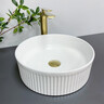 Умывальник VBI Brindisi White VBI-014100 (37x37 см), Доступные размеры: 37 x 37, Цвет производителя: белый глянец, фото 