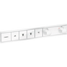 Внешняя часть смесителя скрытого монтажа с термостатом для ванны Hansgrohe RainSelect Matt White 15382700 (белая матовая), Цвет производителя: белый матовый, фото 