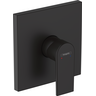 Внешняя часть смесителя скрытого монтажа для душа Hansgrohe Vernis Shape Matt Black 71668670 (черная матовая), Цвет производителя: черный матовый, фото 
