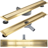 Душовий трап Rea Neox Pro Brushed Gold 90 REA-G2704 (90 см, брашоване золото), Колір виробника: золото брашоване (матове), Доступні розміри: 90, фото 