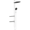 Душова система Hansgrohe Rainfinity Showerpipe 360 White Matt 26842700 (біла матова, без змішувача, з двома поличками), Колір виробника: білий матовий, фото 