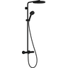 Душевая система с термостатом Hansgrohe Pulsify S Puro Black Matt 24237670 (черная матовая), Цвет производителя: черный матовый, фото 