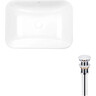 Умывальник Qtap Scorpio White QT1411K491WN47291 (62x39 см, с донным клапаном), Доступные размеры: 62 x 39, Цвет производителя: белый глянец, фото 