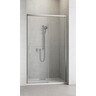Душевая дверь Radaway Idea DWJ Chrome 387018-01-01R (140 см, правосторонняя, стекло прозрачное, профиль хром), Доступные размеры: 140, Цвет производителя: хром, Расположение проема (входа): слева, фото 