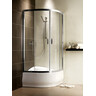 Душова кабіна Radaway Premium Plus E 1700 30481-01-01N (100x80 см, скло прозоре, профіль хром), Доступні розміри: 100 x 80, Колір виробника: прозоре скло, фото 