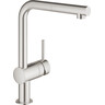 Смеситель для кухни Grohe Vento 30436DC0 (суперсталь, с выдвижной лейкой), Цвет производителя: суперсталь, фото 