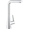 Змішувач для кухні Grohe Scala 30441000 (хром, з висувною лійкою), Колір виробника: хром, фото 