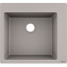 Мийка для кухні Hansgrohe S51 Concretegrey 43312380 (S510-F450, 55x50 см, сірий бетон), Доступні розміри: 55 x 50, Колір виробника: сірий бетон, фото 