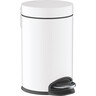 Відро для сміття Hansgrohe Addstoris Matt White 41775700 (біле матове, 3 л, з педаллю та кришкою), Колір виробника: білий матовий, фото 