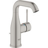 Смеситель для умывальника Grohe Essence New M-Size 24173DC1 (суперсталь, с донным клапаном), Цвет производителя: суперсталь, фото 
