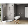Душевая кабина Ravak Pivot PSKK3-80 (37644C00Z1, 80x80 см, стекло прозрачное, профиль хром), Доступные размеры: 80 x 80, Цвет производителя: прозрачное стекло, отделка хром, фото 