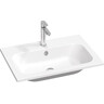 Умывальник Ravak Chrome 700 Slim XJG01170001 (70x49 см, белый глянцевый), Доступные размеры: 70 x 49, Цвет производителя: белый глянец, фото 