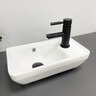 Умывальник VBI Jesi L White VBI-015614 (41x22 см, левый), Доступные размеры: 41 x 22 L, Цвет производителя: белый, фото 
