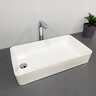 Умивальник VBI Velletri M White VBI-015901 (61x33 см, білий глянсовий), Доступні розміри: 61 x 33, Колір виробника: білий глянець, фото 