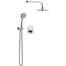 Душова система з термостатом Imprese Kucera Click t04803401SAC (хром, прихований монтаж), Колір виробника: хром, фото 