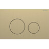 Кнопка змиву Geberit Sigma40 Round 115.628.QF.1 (латунь матова), Колір виробника: латунь, фото 