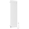 Электрический полотенцесушитель Navin Levante Sensor 12-857053-4514 (450x1400, белый бархат, правый, сенсорный, с таймером), Доступные размеры: 450 x 1400, Цвет производителя: белый бархат, Подключение полотенцесушителя: правое, фото 