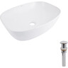 Умивальник Qtap Cardinal White Glossy QT04116257W48465 (60x38 см, чаша, з донним клапаном), Доступні розміри: 60 x 38, Колір виробника: білий глянець, фото 