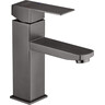 Смеситель для умывальника Kroner KRP Edelstahl Kubus PVD010 (графит), Цвет производителя: графит, фото 