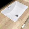 Умивальник VBI Mallare White VBI-018038 (48x32 см, білий глянсовий, під стільницю), Доступні розміри: 48 x 32, Колір виробника: білий глянець, фото 