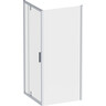 Душова кабіна Am.Pm Gem Square Pivot W90UG-404-9090-MT (90x90 см, прозоре скло, профіль матовий хром), Колір виробника: сатин (хром матовий), фото 