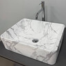 Умивальник VBI Asti M Calcatta VBI-013004 (47x37 см, мармур глянсовий), Доступні розміри: 48 x 37, Колір виробника: мармур глянсовий, фото 