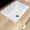 Умывальник VBI Mallare M White VBI-018054 (54x41 см, белый глянцевый, под столешницу), Доступные размеры: 54 x 41, Цвет производителя: белый глянец, фото 