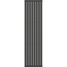 Вертикальный радиатор Navin Ellipse Double Black Matt 02-245033-4818 (48x180, черный муар), Цвет производителя: черный муар, фото 