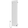 Електрична рушникосушарка Navin Levante Sensor 12-857153-3312 (330x1200, білий оксамит, ліва, сенсорна, з таймером), Доступні розміри: 330 x 1200, Колір виробника: білий глянець, Підключення рушникосушарки: ліве, фото 