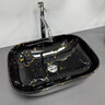 Раковина VBI Ravenna Black Lightning Glossy VBI-011232 (46x32 см, черный мрамор глянцевый, чаша), Доступные размеры: 46 x 32, Цвет производителя: черный мрамор глянцевый, фото 