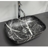 Раковина VBI Ravenna Black Opal Matt VBI-011233 (46x32 см, черный опал матовый, чаша), Доступные размеры: 46 x 32, Цвет производителя: черный опал матовый, фото 