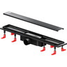 Душовий трап Am.Pm Primeflow Cut Gradient W02SC-P11-070-01BM (70 см, чорний матовий), Колір виробника: чорний матовий, Доступні розміри: 70, фото 
